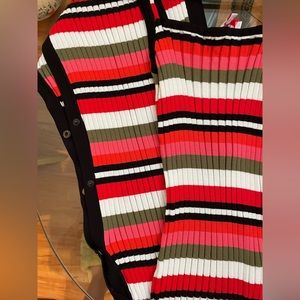 Solid and Striped midi dress